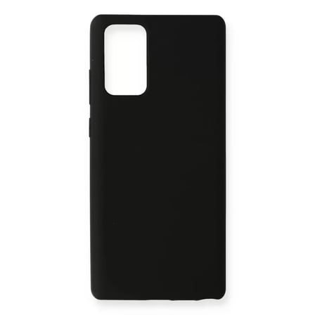 Newface Samsung Galaxy Note 20 Kılıf Nano içi Kadife Silikon - Siyah