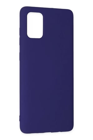 Newface Samsung Galaxy A71 Kılıf Nano içi Kadife Silikon - Mor