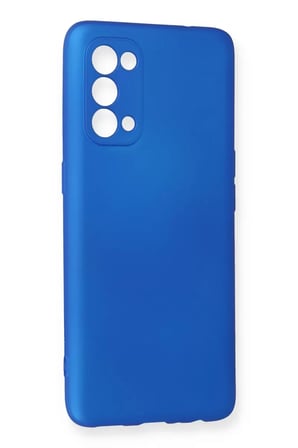 Newface Oppo Reno 5 Kılıf First Silikon - Mavi