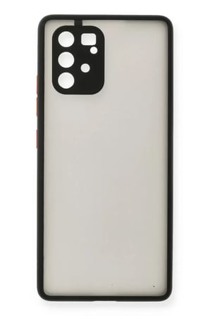 Newface Samsung Galaxy A91 / S10 Lite Kılıf Montreal Silikon Kapak - Siyah