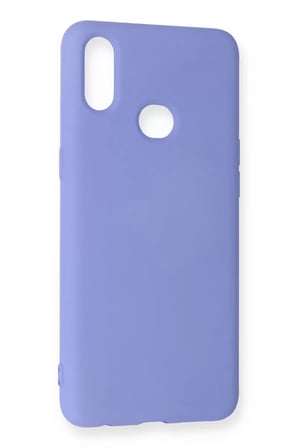 Newface Samsung Galaxy A10S Kılıf Nano içi Kadife Silikon - Lila