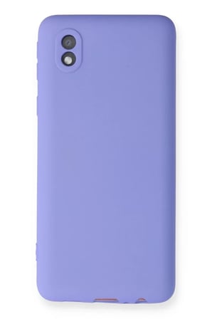 Newface Samsung Galaxy A01 Core Kılıf First Silikon - Lila