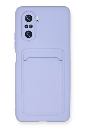 Newface Xiaomi Mi 11i Kılıf Kelvin Kartvizitli Silikon - Lila