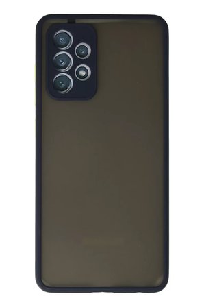 Newface Samsung Galaxy A72 Kılıf Montreal Silikon Kapak - Lacivert