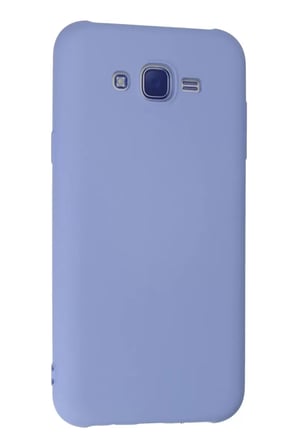Newface Samsung Galaxy J7 Kılıf Nano içi Kadife Silikon - Lila