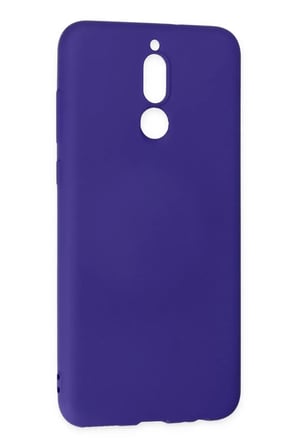 Newface Huawei Mate 10 Lite Kılıf Nano içi Kadife Silikon - Mor