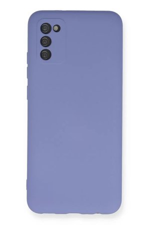 Newface Samsung Galaxy A03S Kılıf Nano içi Kadife Silikon - Lila