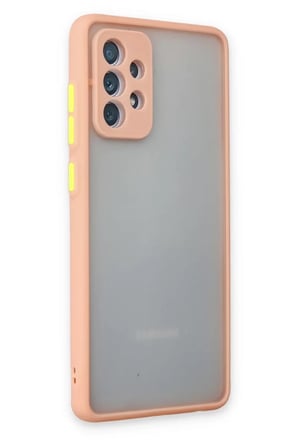 Newface Samsung Galaxy A72 Kılıf Montreal Silikon Kapak - Pembe
