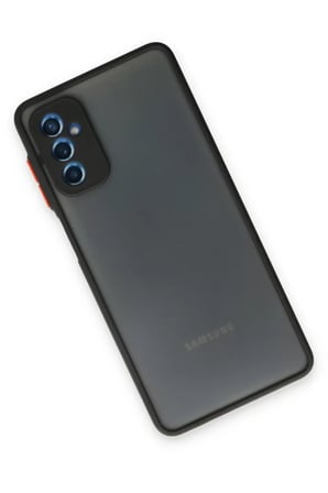 Newface Samsung Galaxy M52 5G Kılıf Montreal Silikon Kapak - Siyah