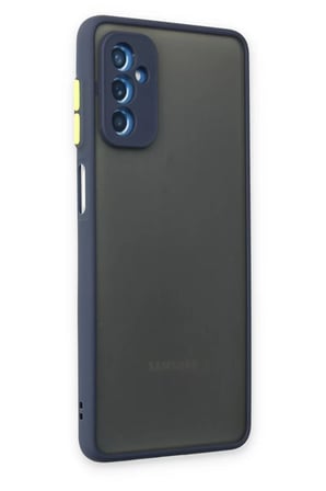 Newface Samsung Galaxy M52 5G Kılıf Montreal Silikon Kapak - Lacivert