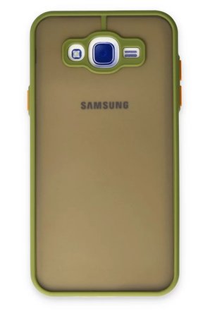 Newface Samsung Galaxy J7 Kılıf Montreal Silikon Kapak - Açık Yeşil