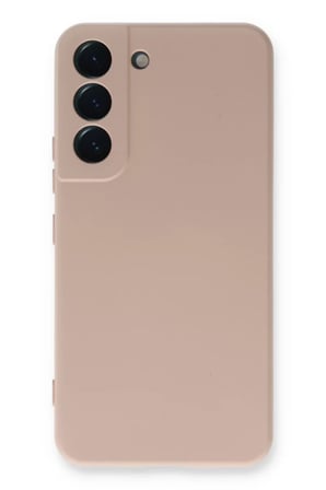 Newface Samsung Galaxy S22 Plus Kılıf Nano içi Kadife Silikon - Pudra