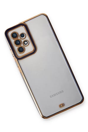 Newface Samsung Galaxy A73 5G Kılıf Liva Lens Silikon - Mavi