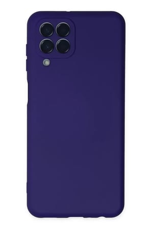 Newface Samsung Galaxy M33 Kılıf Nano içi Kadife Silikon - Mor