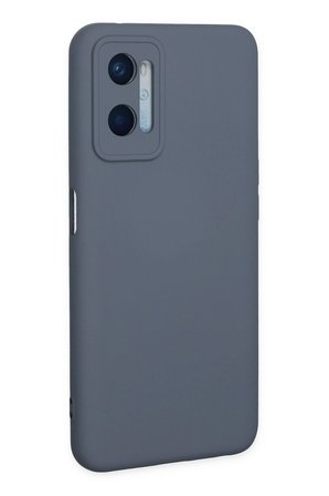 Newface Oppo A96 Kılıf Nano içi Kadife Silikon - Gri