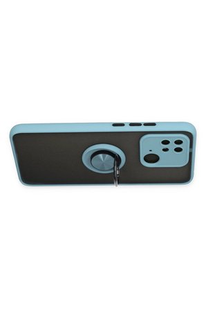 Newface Xiaomi Redmi 10C Kılıf Montreal Yüzüklü Silikon Kapak - Buz Mavi