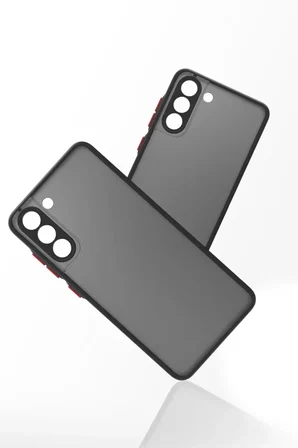Newface Samsung Galaxy S21 FE Kılıf Montreal Silikon Kapak - Siyah
