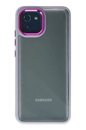 Newface Samsung Galaxy A03 Kılıf Dora Kapak - Lila