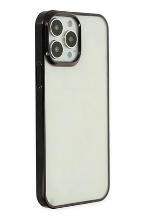 Newface Apple iPhone 14 Pro Max Kılıf Element Silikon - Siyah
