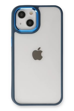Newface Apple iPhone 14 Plus Kılıf Dora Kapak - Mavi