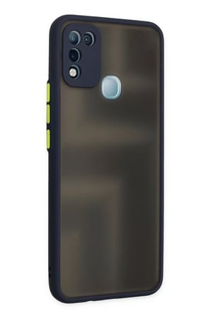 Newface İnfinix Hot 10 Play Kılıf Montreal Silikon Kapak - Lacivert