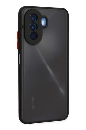 Newface Huawei Nova Y70 Kılıf Montreal Silikon Kapak - Siyah