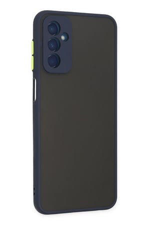 Newface Samsung Galaxy M13 Kılıf Montreal Silikon Kapak - Lacivert