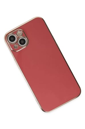 Newface Apple iPhone 14 Kılıf Volet Silikon - Kırmızı