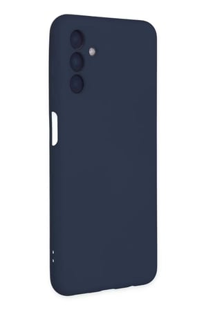 Newface Samsung Galaxy A04S Kılıf Nano içi Kadife Silikon - Lacivert