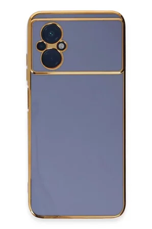 Newface Xiaomi Poco M5 Kılıf Volet Silikon - Mavi