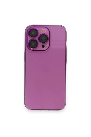 Newface Apple iPhone 14 Pro Max Kılıf Armada Lensli Kapak - Mor