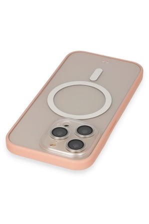 Newface iPhone 14 Pro Max Kılıf Grand Magneticsafe Kapak - Pembe