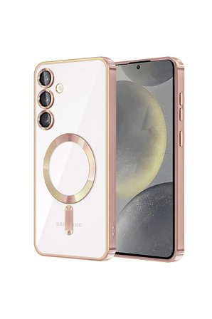 Newface Samsung Galaxy S23 Kılıf Kross Magneticsafe Kapak - Rose