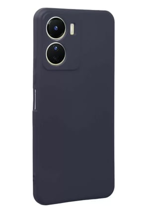 Newface Vivo Y16 Kılıf First Silikon - Lacivert