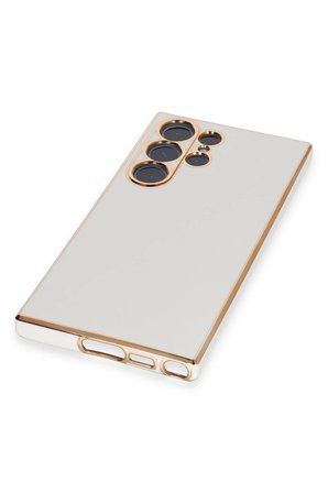 Newface Samsung Galaxy S23 Ultra Kılıf Volet Silikon - Beyaz