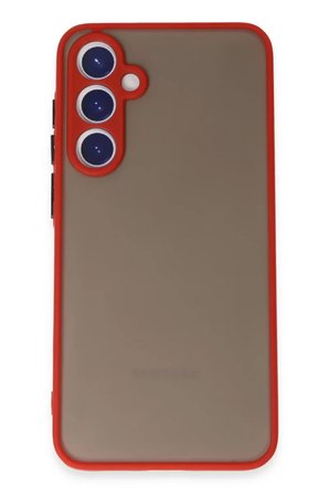 Newface Samsung Galaxy S23 Kılıf Montreal Silikon Kapak - Kırmızı