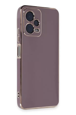 Newface Xiaomi Poco X5 5G Kılıf Volet Silikon - Mor