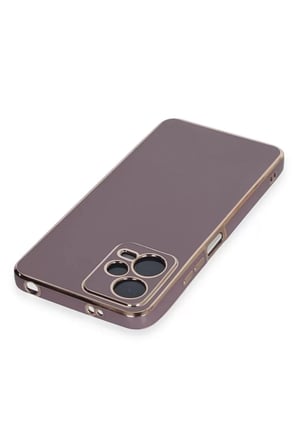 Newface Xiaomi Poco X5 5G Kılıf Volet Silikon - Mor