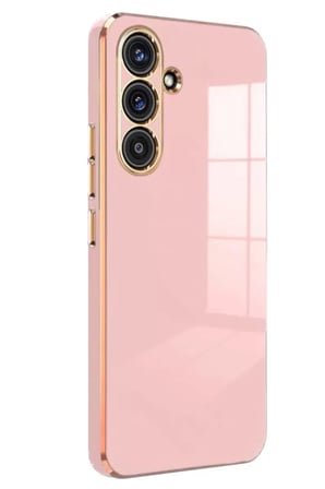 Newface Samsung Galaxy A24 4G Kılıf Volet Silikon - Pembe