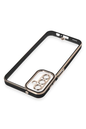 Newface Samsung Galaxy A14 4G Kılıf Liva Lens Silikon - Siyah