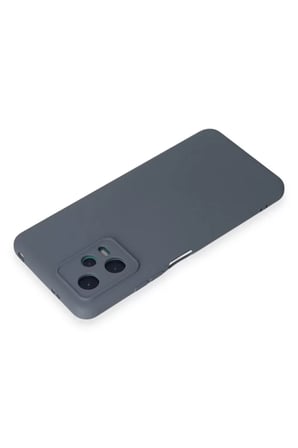 Newface Xiaomi Redmi Note 12 5G Kılıf Nano içi Kadife Silikon - Gri