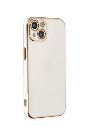 Newface Apple iPhone 15 Kılıf Volet Silikon - Beyaz