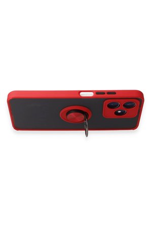 Newface Realme C53 Kılıf Montreal Yüzüklü Silikon Kapak - Kırmızı