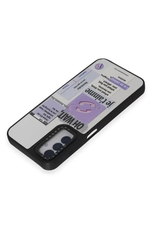 Newface Samsung Galaxy M14 5G Kılıf Mirror Desenli Kapak - Mirror - 4