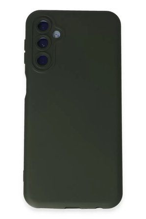 Newface Samsung Galaxy M34 5G Kılıf Nano içi Kadife Silikon - Koyu Yeşil