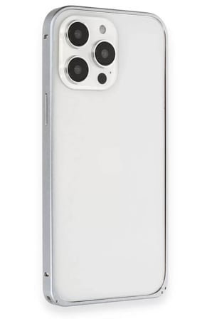 Joko Apple iPhone 15 Pro Metal Bumper Mat Kapak - Gri