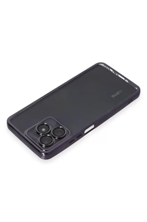 Newface Realme C53 Kılıf Razer Lensli Silikon - Mor