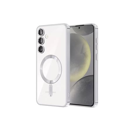 Newface Samsung Galaxy S24 Kılıf Kross Magneticsafe Kapak - Titan Gri