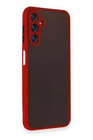 Newface Samsung Galaxy A25 5G Kılıf Montreal Silikon Kapak - Kırmızı