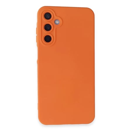 Newface Samsung Galaxy A05S Kılıf Nano içi Kadife Silikon - Turuncu